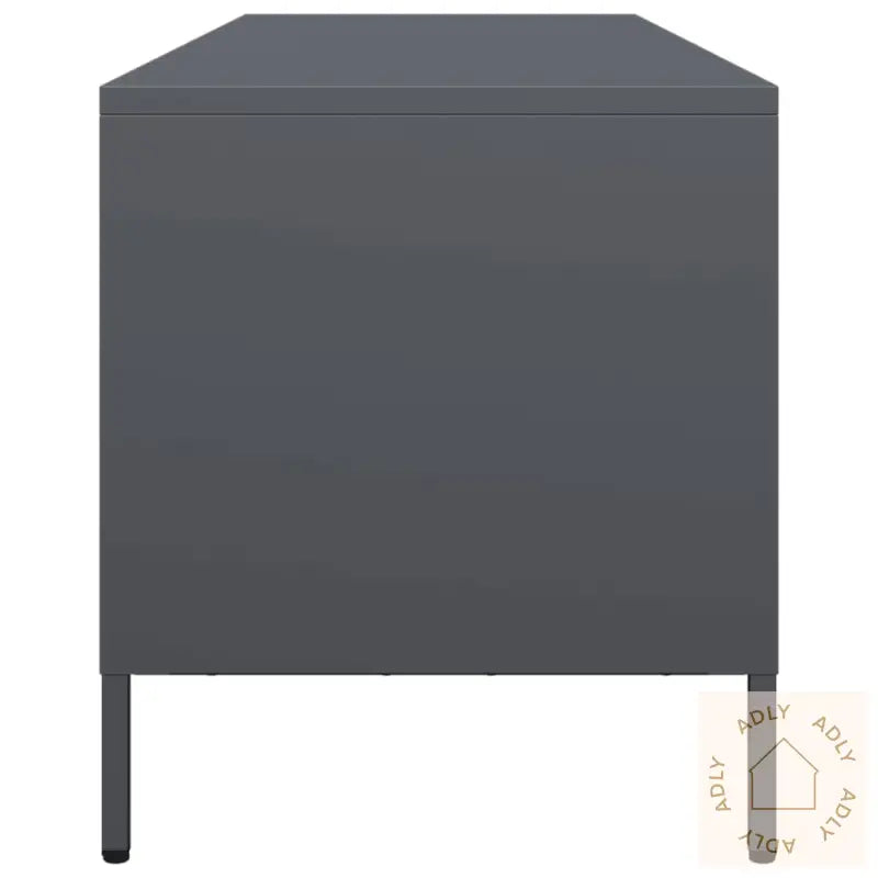 Tv-Benk Antrasitt 135X39X43,5 Cm Kaldvalset Stål