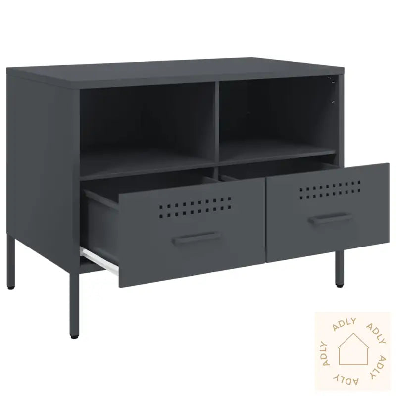 Tv-Benk Antrasitt 68X39X50,5 Cm Stål