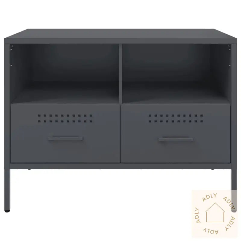 Tv-Benk Antrasitt 68X39X50,5 Cm Stål