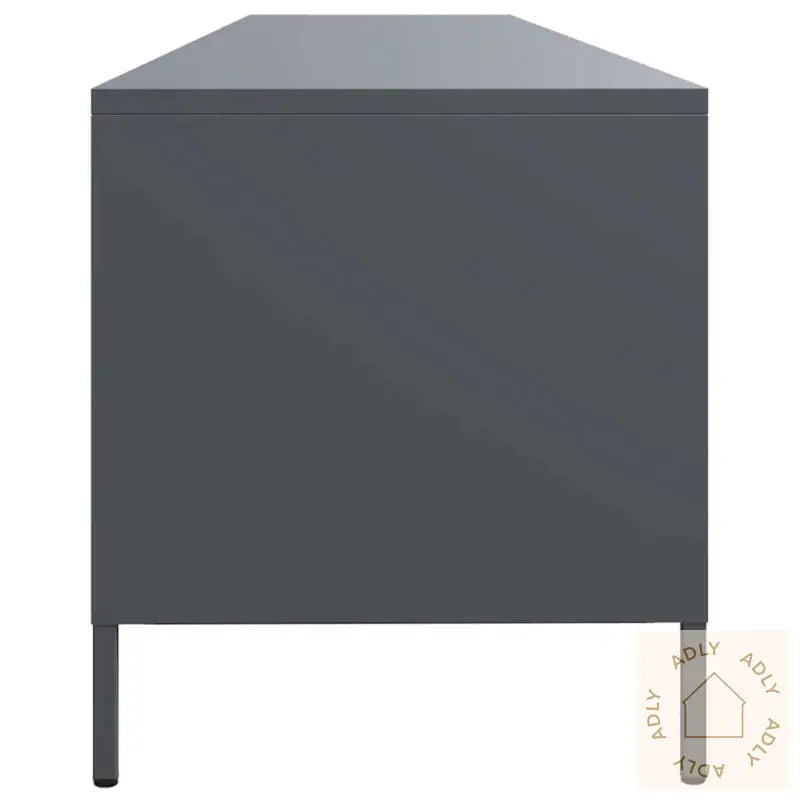 Tv-Benk Antrasitt 202X39X43,5 Cm Kaldvalset Stål