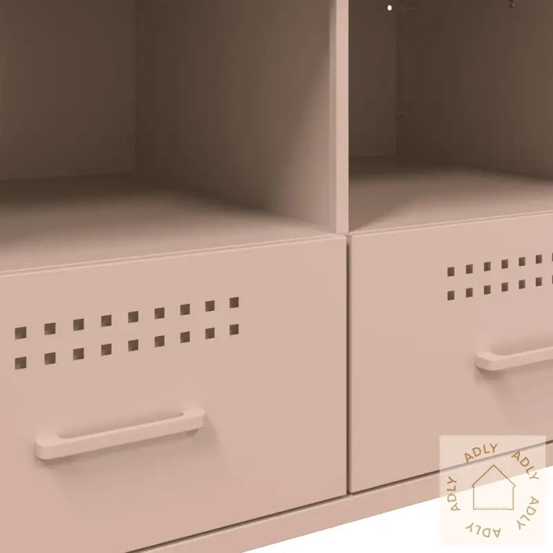 Tv-Benk Rosa 68X39X50,5 Cm Stål