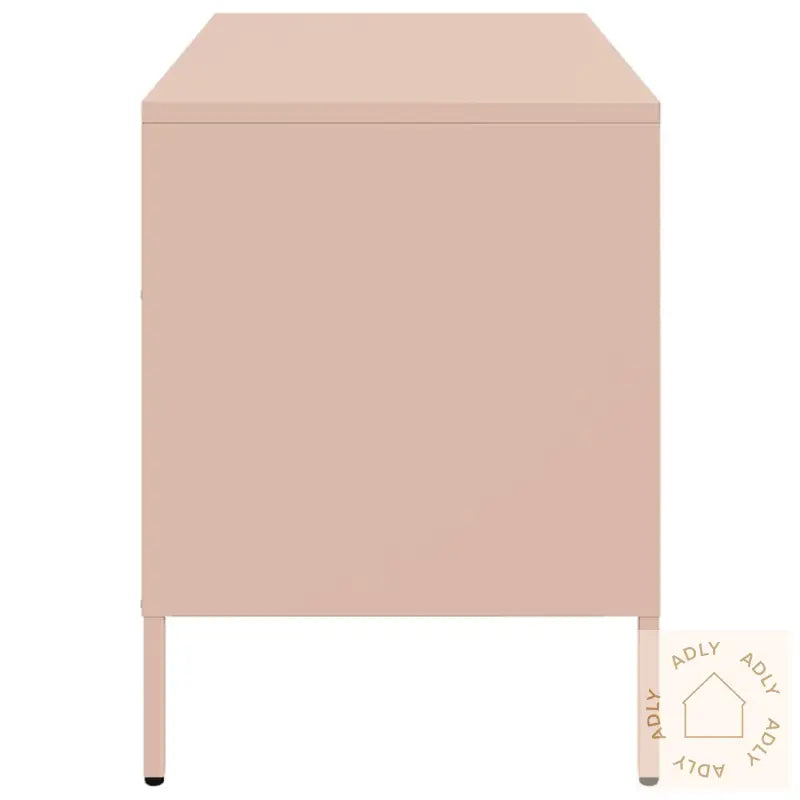 Tv-Benk Rosa 68X39X50,5 Cm Stål