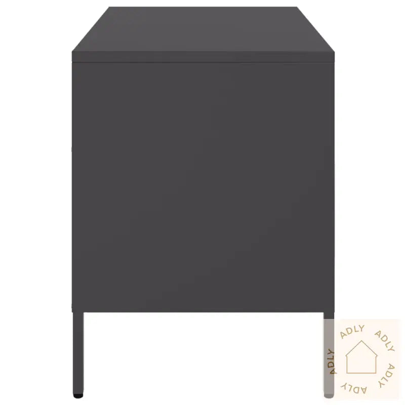 Tv-Benker 2 Stk Svart 68X39X50,5 Cm Stål