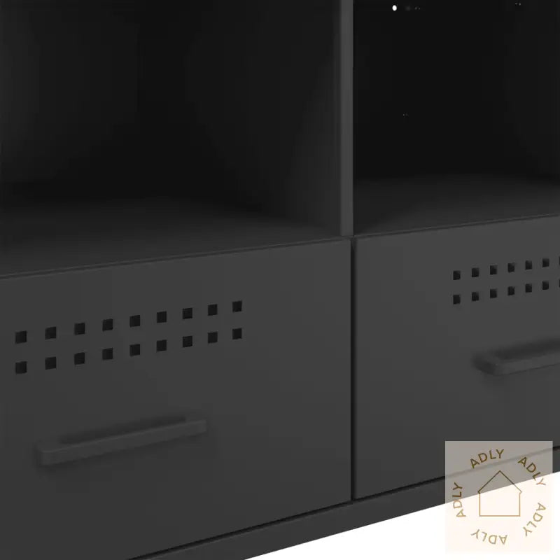 Tv-Benker 2 Stk Svart 68X39X50,5 Cm Stål