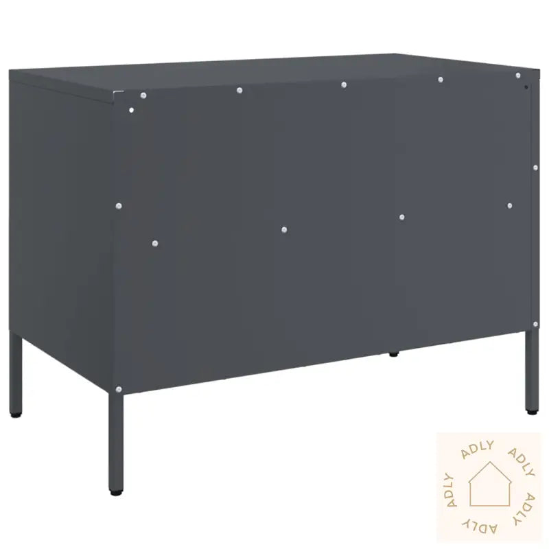 Tv-Benker 2 Stk Antrasitt 68X39X50,5 Cm Stål