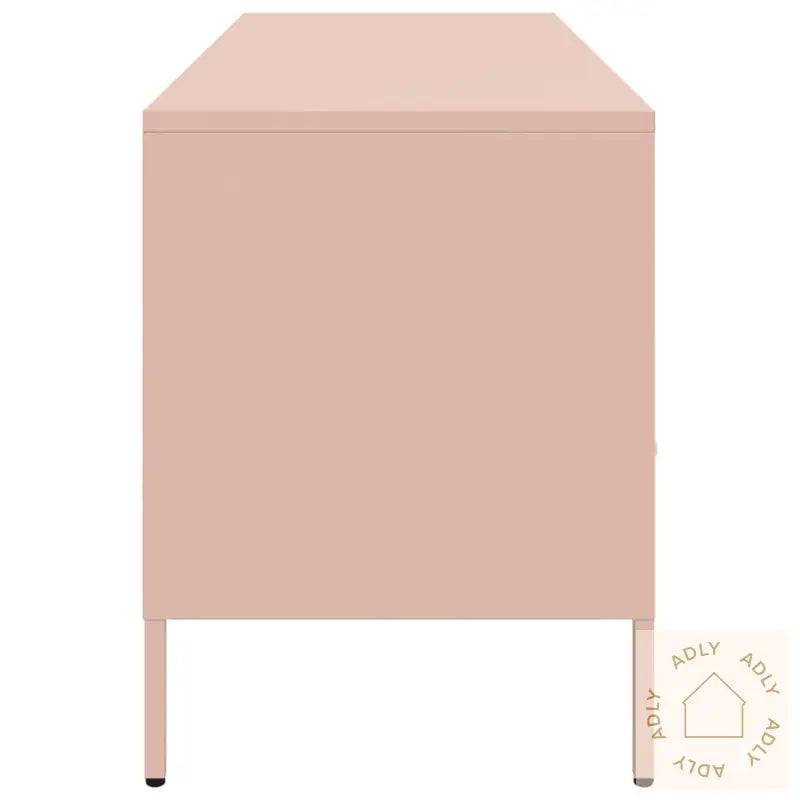 Tv-Benk Rosa 100,5X39X50,5 Cm Stål