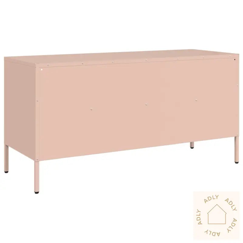 Tv-Benk Rosa 100,5X39X50,5 Cm Stål