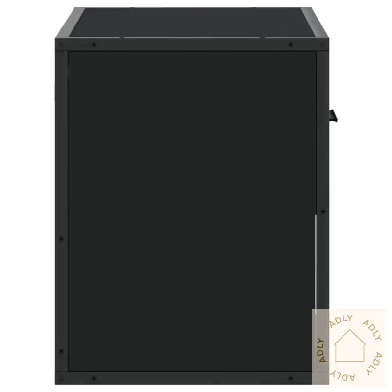 Tv-Benk Svart 60X31X39,5 Cm Konstruert Tre Og Metall