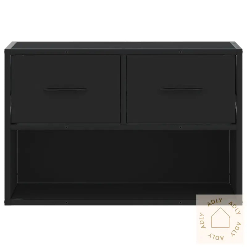 Tv-Benk Svart 60X31X39,5 Cm Konstruert Tre Og Metall