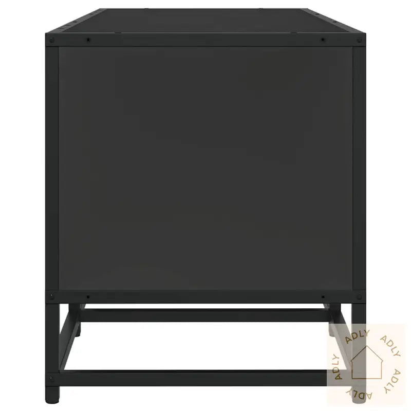 Tv-Benk Svart 120X35X41 Cm Konstruert Tre Og Metall