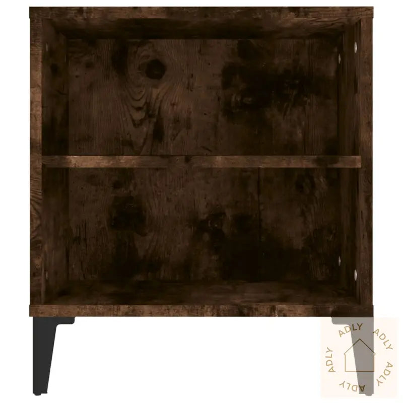 Tv-Benk Røkt Eik 102X44,5X50 Cm Konstruert Tre