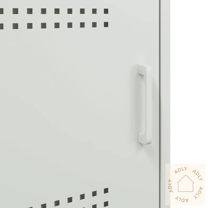 Tv-Benk Hvit 100,5X39X50,5 Cm Stål
