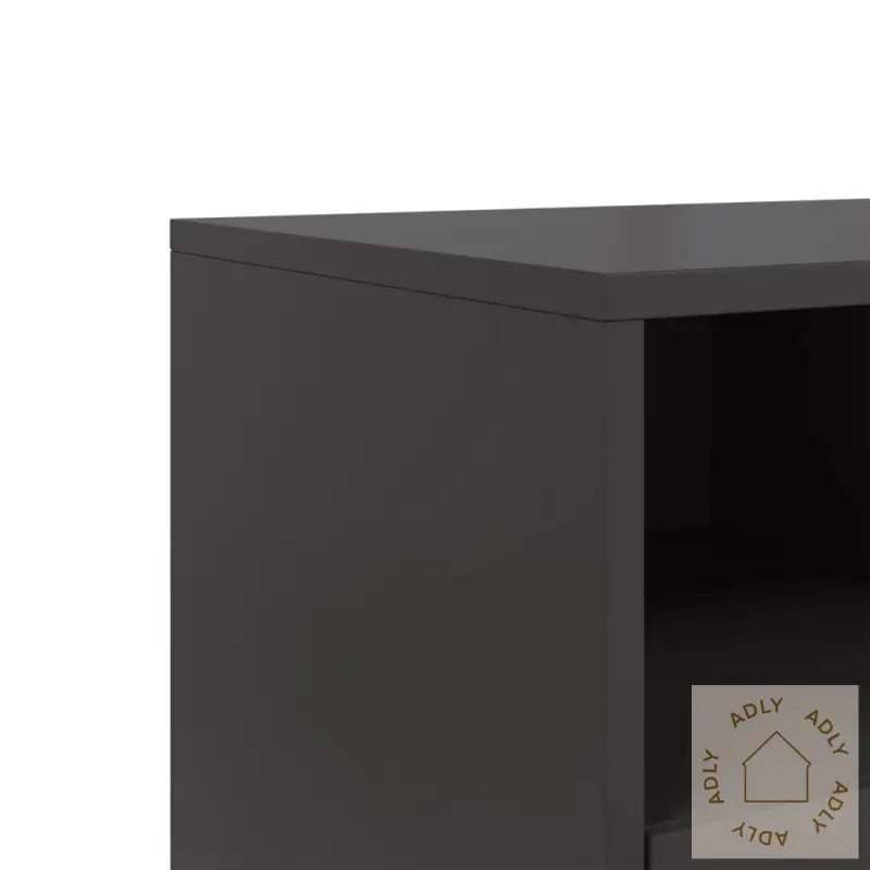 Tv-Benk Svart 68X39X60,5 Cm Stål