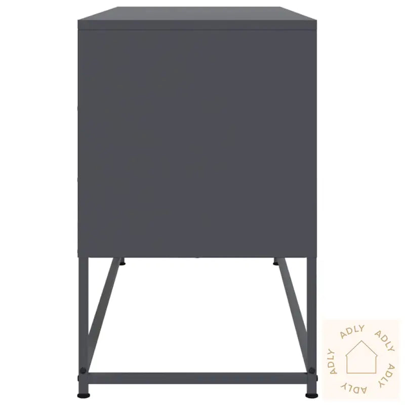 Tv-Benk Antrasitt 100,5X39X60,5 Cm Stål