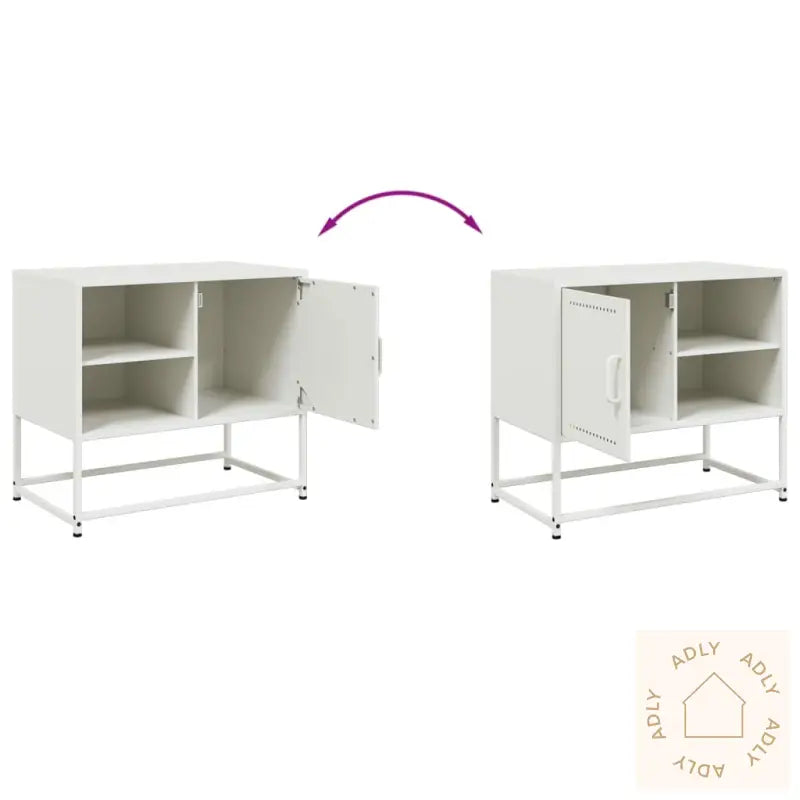 Tv-Benk Olivengrønn 100,5X39X60,5 Cm Stål