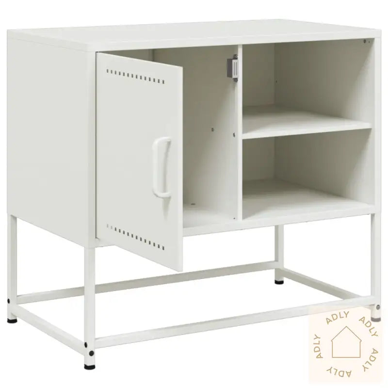 Tv-Benk Olivengrønn 100,5X39X60,5 Cm Stål
