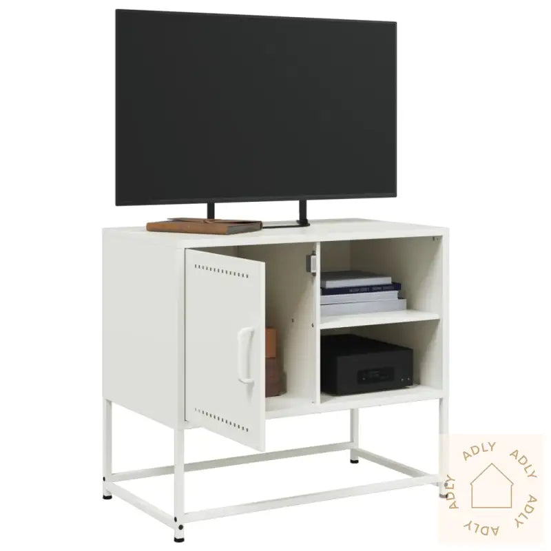 Tv-Benk Olivengrønn 100,5X39X60,5 Cm Stål