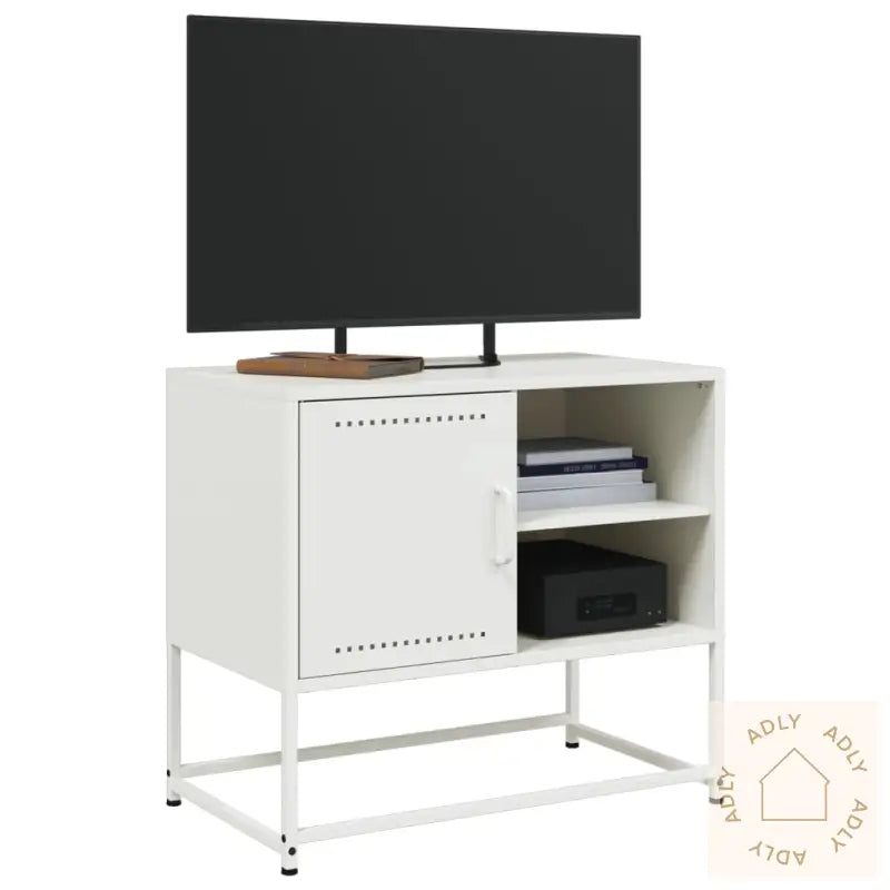 Tv-Benk Olivengrønn 100,5X39X60,5 Cm Stål