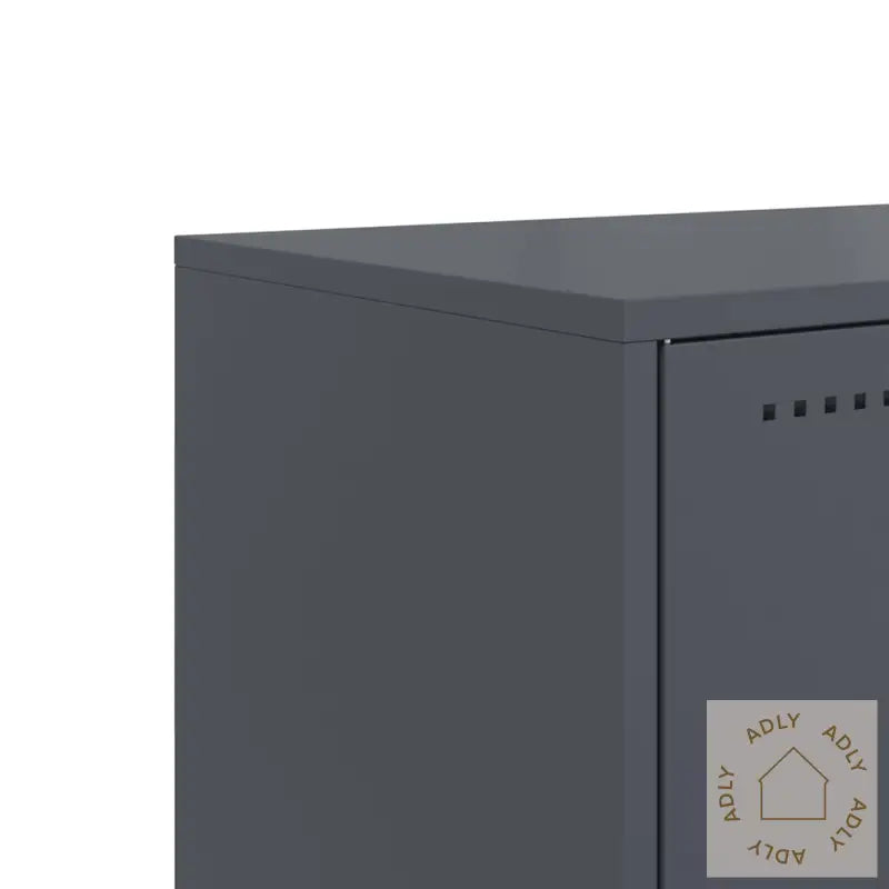 Tv-Benk Antrasitt 100,5X39X60,5 Cm Stål