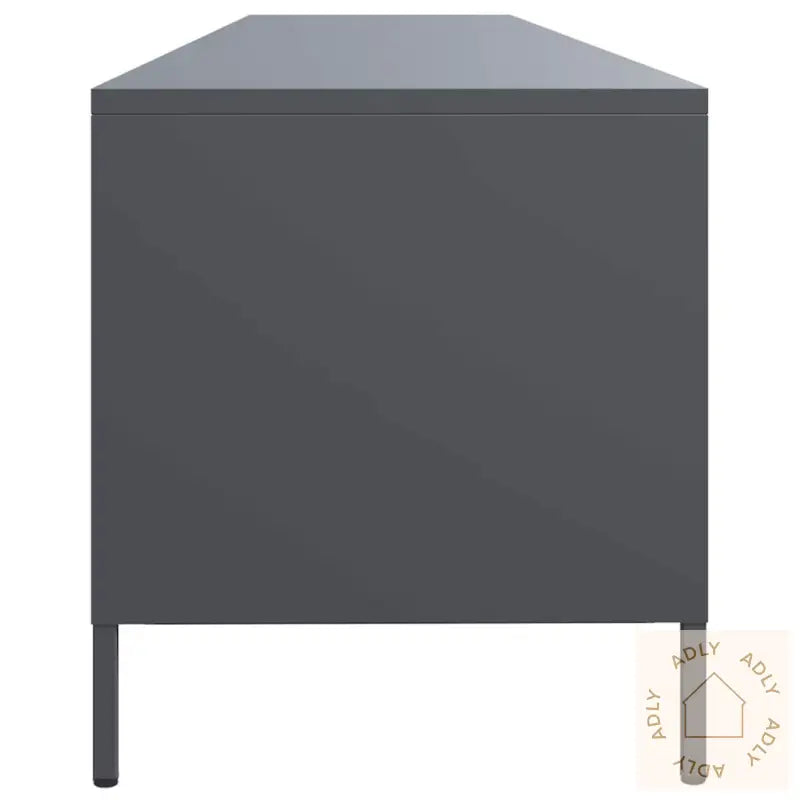 Tv-Benk Antrasitt 202X39X43,5 Cm Kaldvalset Stål