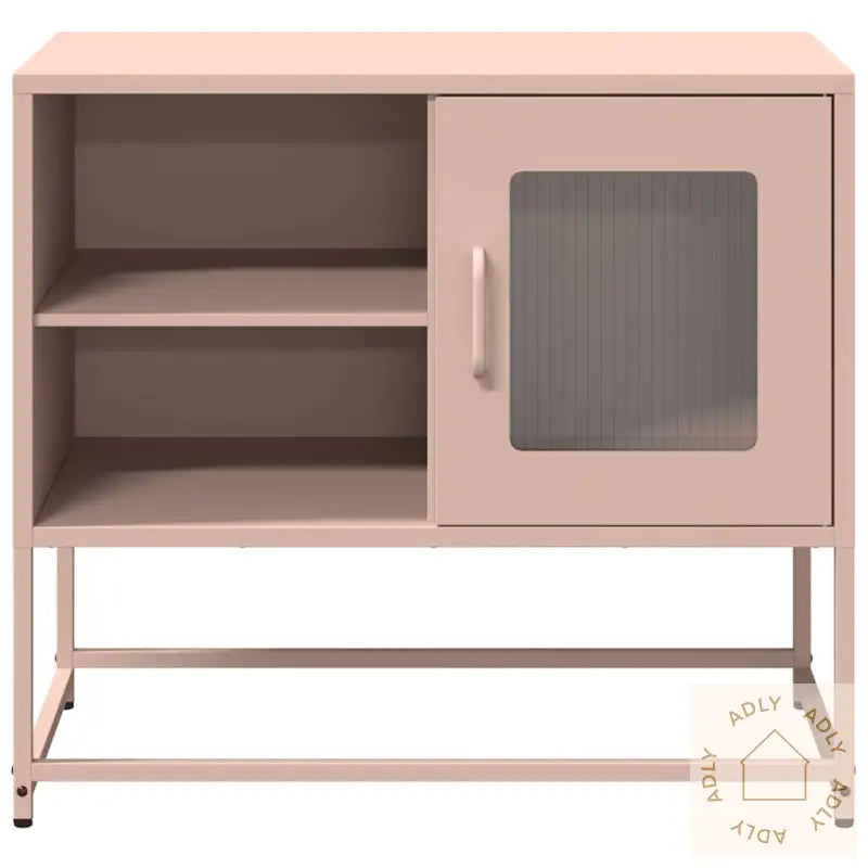 Tv-Benk Rosa 68X39X60,5 Cm Stål