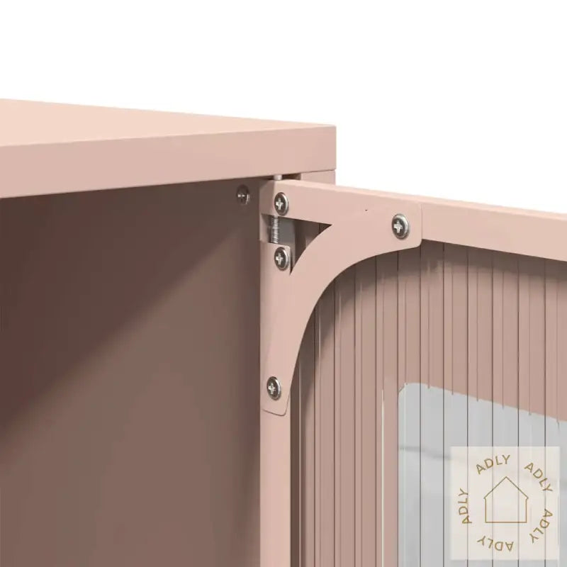 Tv-Benk Rosa 68X39X60,5 Cm Stål