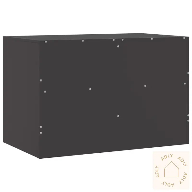 Tv-Benk Svart 67X39X44 Cm Stål