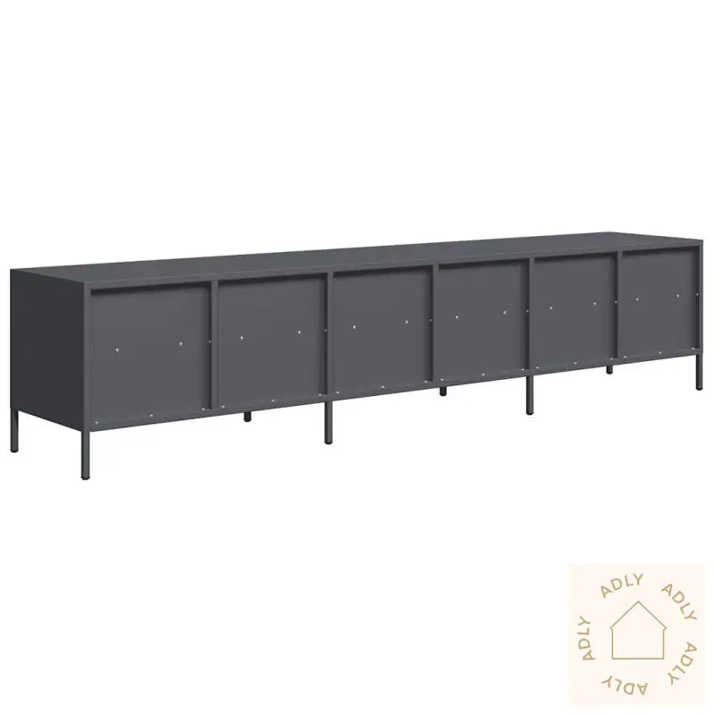 Tv-Benk Antrasitt 202X39X43,5 Cm Kaldvalset Stål