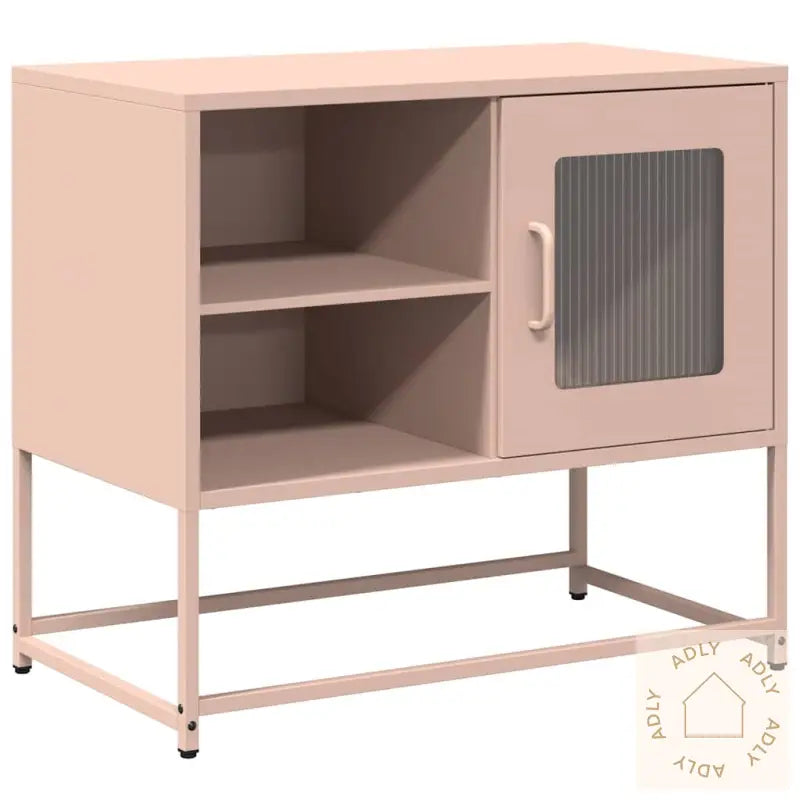 Tv-Benk Rosa 68X39X60,5 Cm Stål
