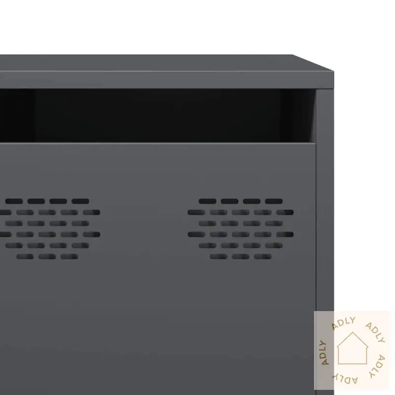 Tv-Benk Antrasitt 202X39X43,5 Cm Kaldvalset Stål