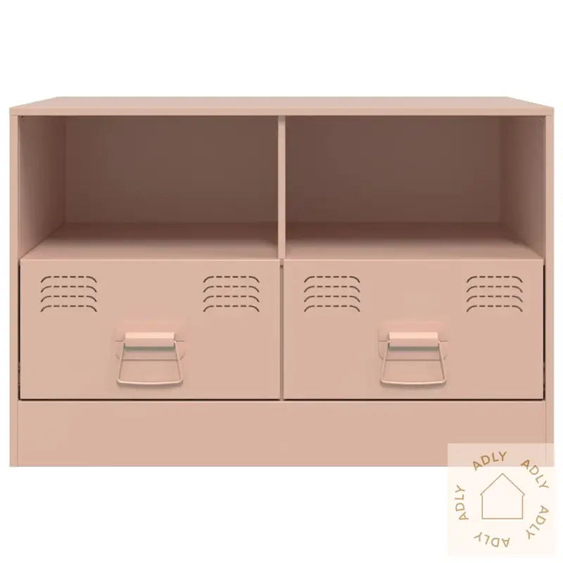 Tv-Benk Rosa 67X39X44 Cm Stål