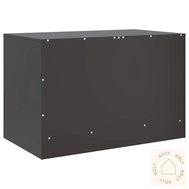 Tv-Benk Svart 67X39X44 Cm Stål
