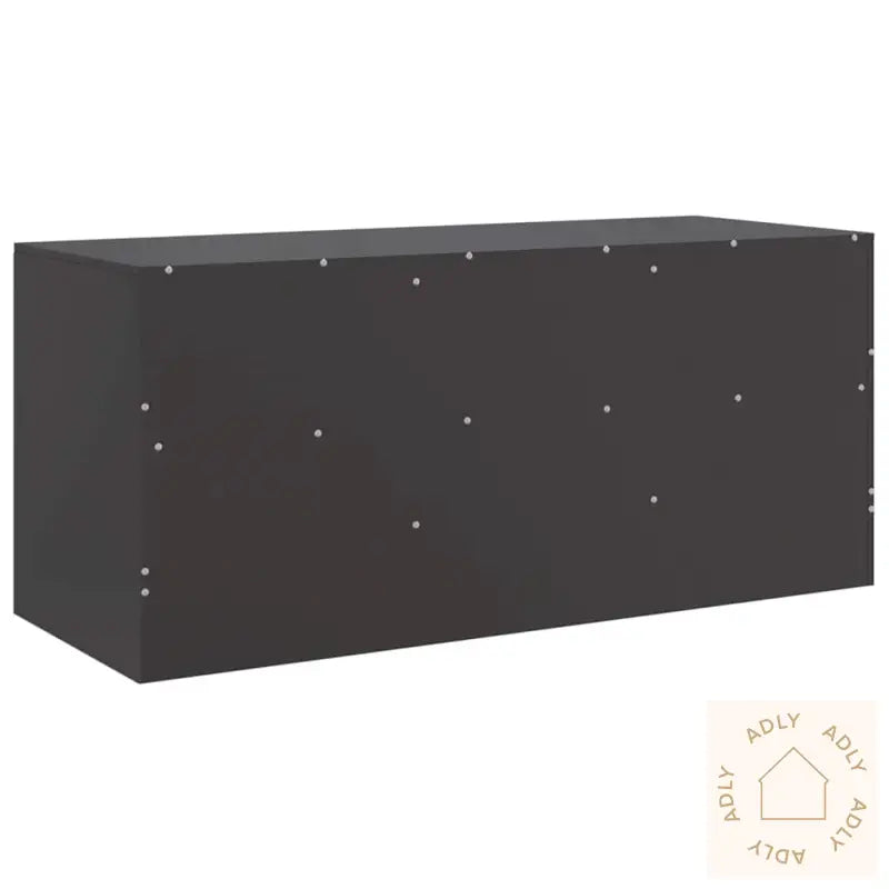 Tv-Benk Svart 99X39X44 Cm Stål