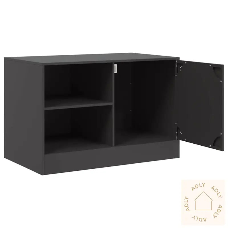 Tv-Benk Svart 67X39X44 Cm Stål
