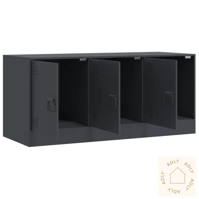 Tv-Benk Antrasitt 99X39X44 Cm Stål