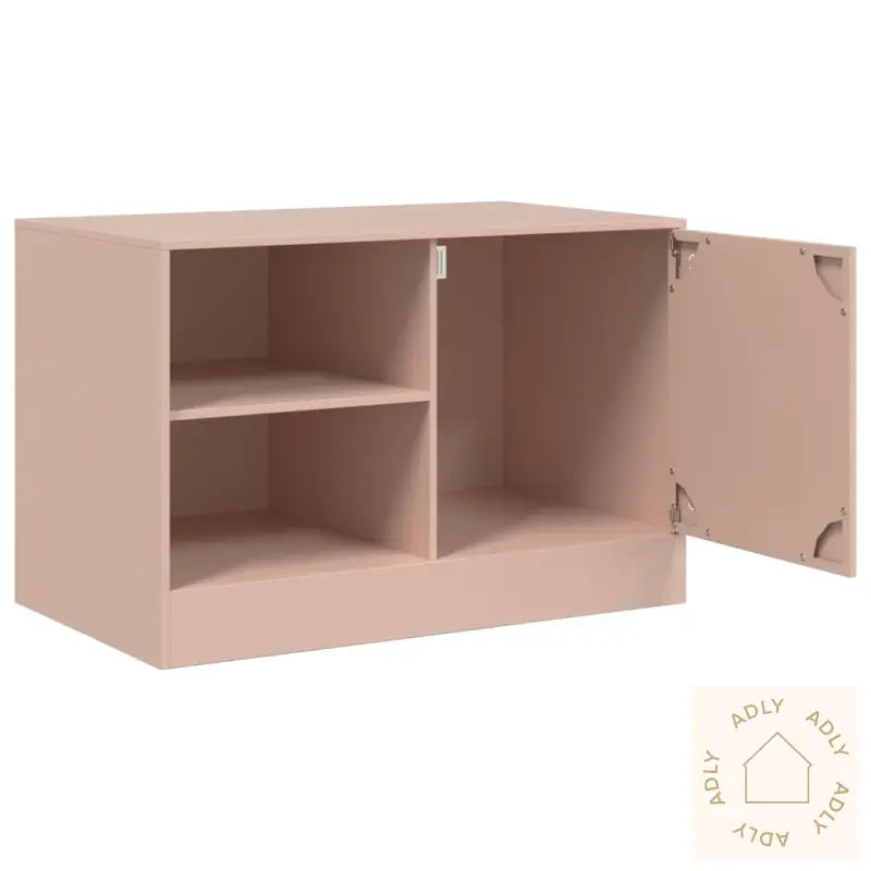 Tv-Benk Rosa 67X39X44 Cm Stål