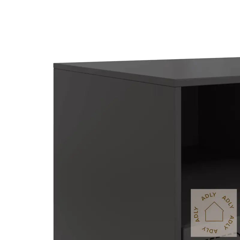 Tv-Benk Svart 99X39X44 Cm Stål