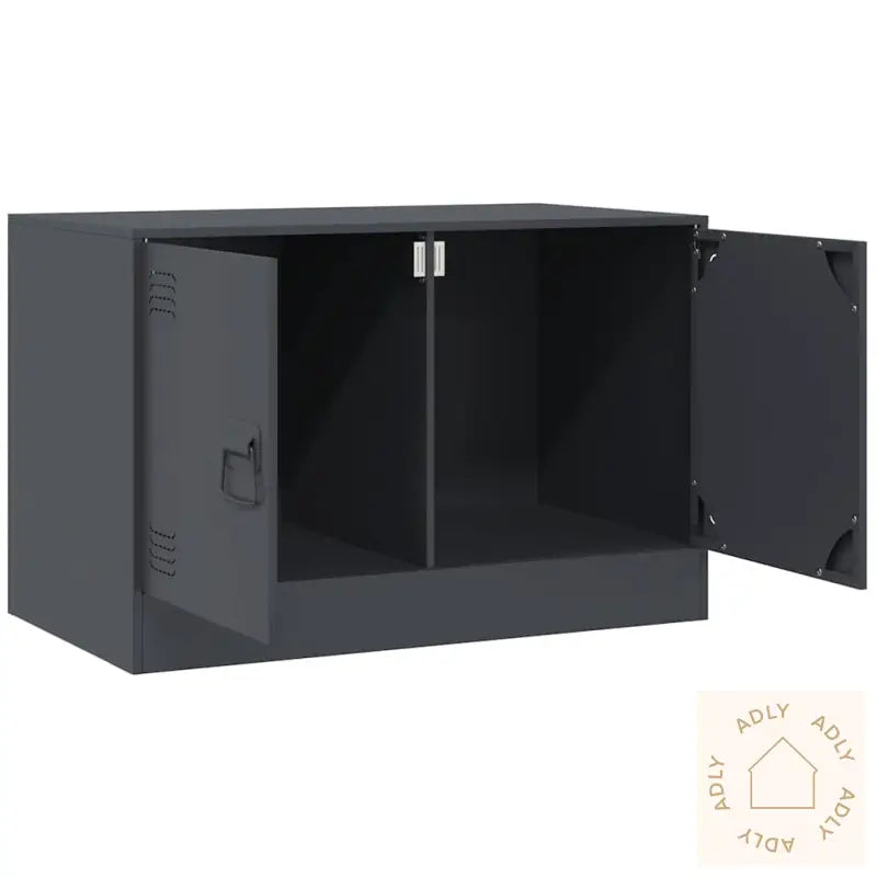 Tv-Benk Antrasitt 67X39X44 Cm Stål