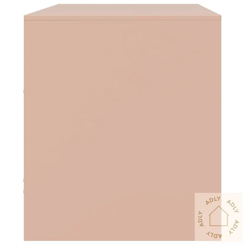 Tv-Benk Rosa 67X39X44 Cm Stål