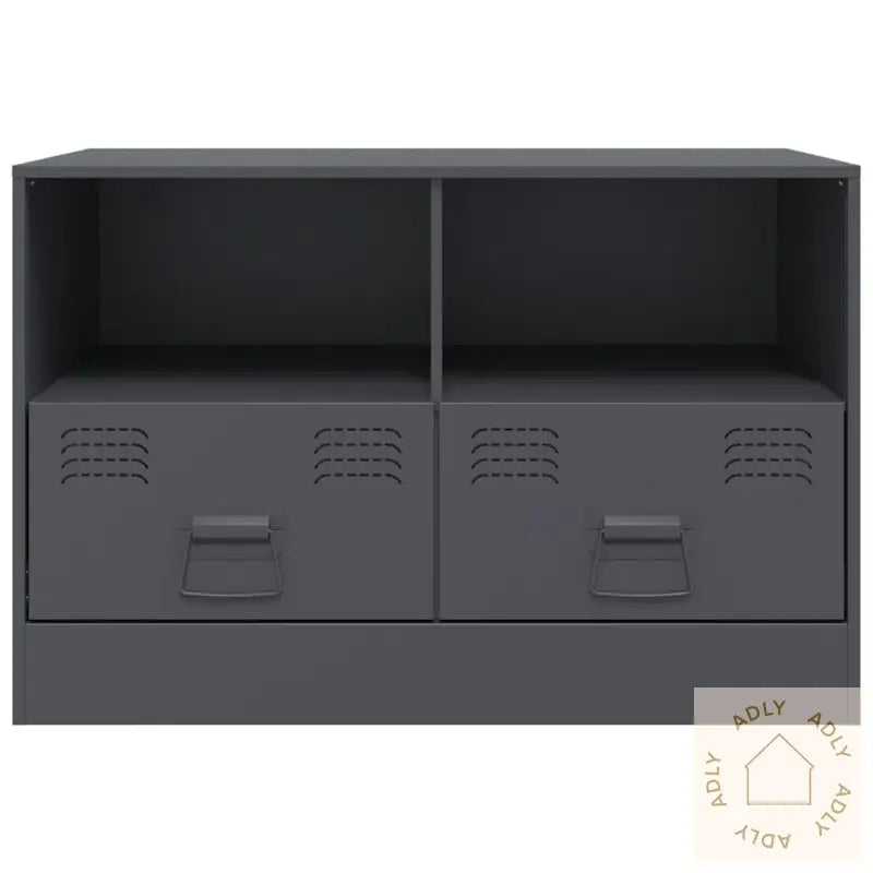 Tv-Benk Antrasitt 67X39X44 Cm Stål