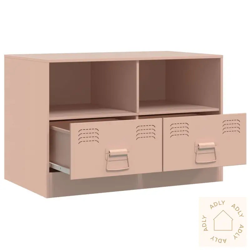 Tv-Benk Rosa 67X39X44 Cm Stål