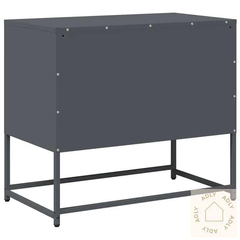 Tv-Benk Antrasitt 68X39X60,5 Cm Stål