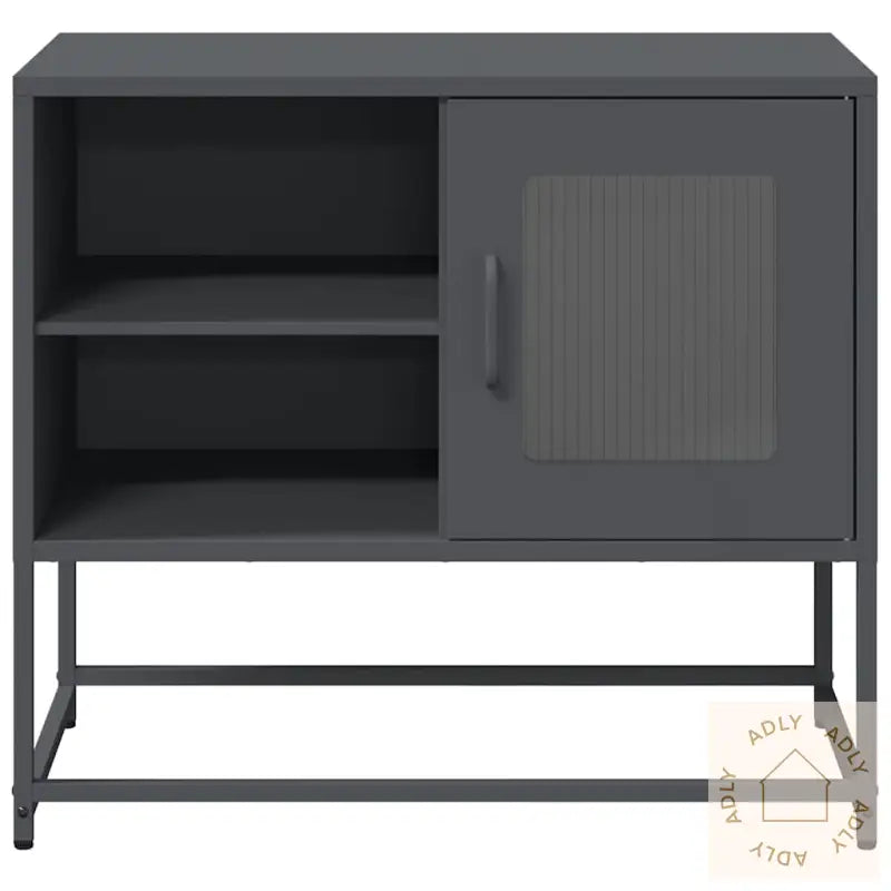 Tv-Benk Antrasitt 68X39X60,5 Cm Stål