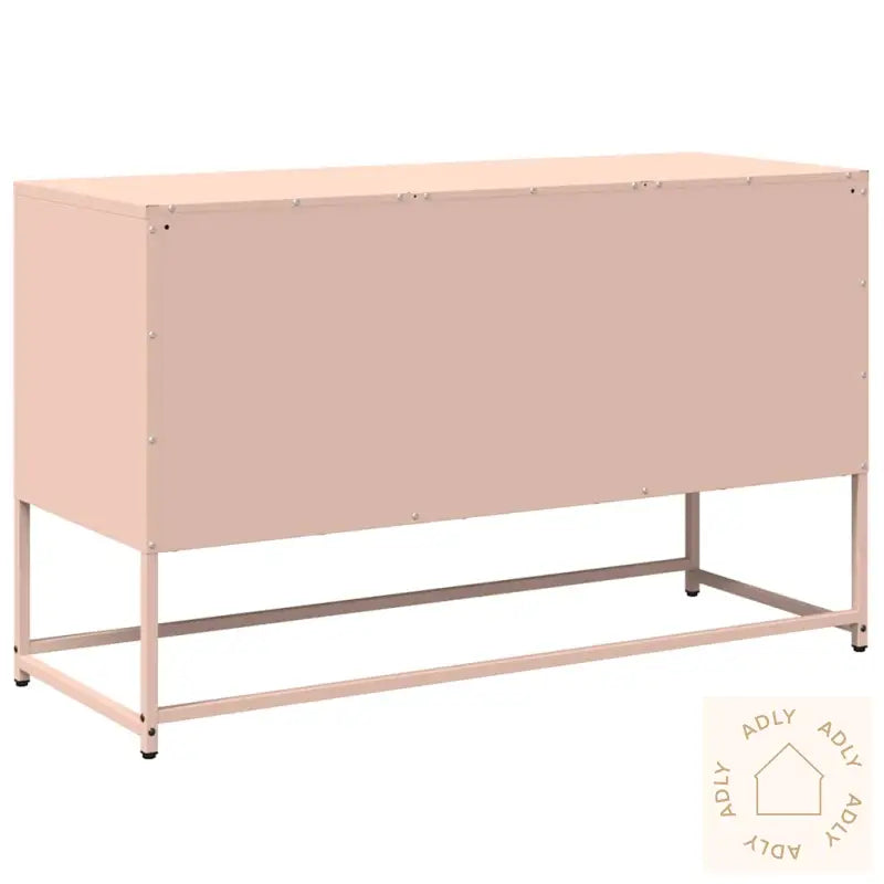 Tv-Benk Rosa 100,5X39X60,5 Cm Stål