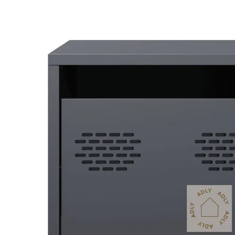 Tv-Benk Antrasitt 101,5X39X43,5 Cm Kaldvalset Stål