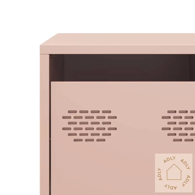 Tv-Benk Rosa 101,5X39X43,5 Cm Kaldvalset Stål