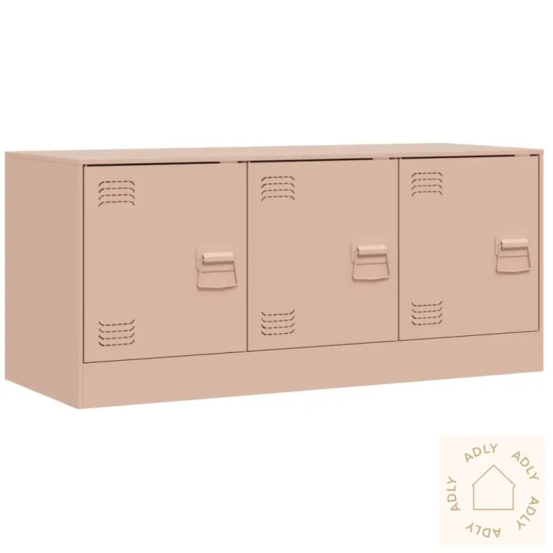 Tv-Benk Rosa 99X39X44 Cm Stål