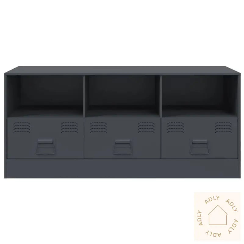 Tv-Benk Antrasitt 99X39X44 Cm Stål