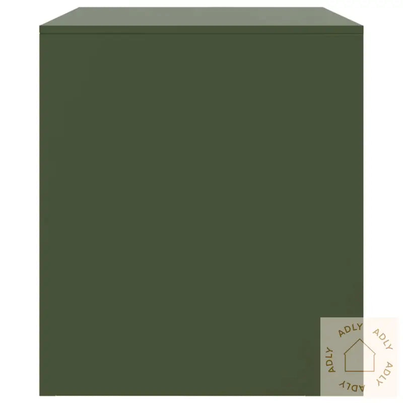 Tv-Benker 2 Stk Olivengrønn 67X39X44 Cm Stål