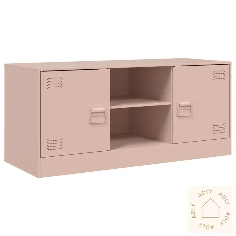 Tv-Benk Rosa 99X39X44 Cm Stål